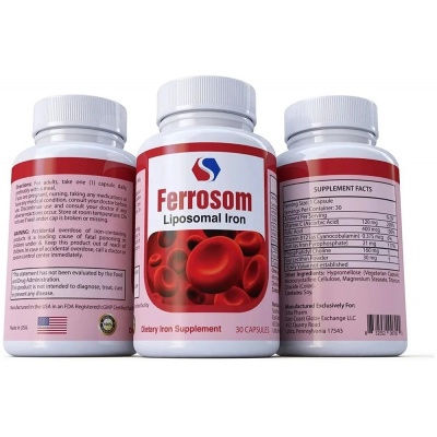 Витамины Ferrosom Iron 30 капсул