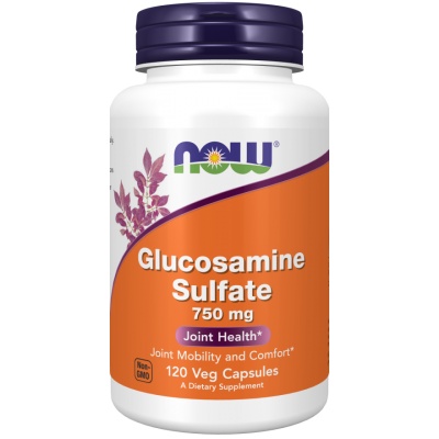 Хондропротектор NOW Glucosamine Sulfate 750 мг 120 капсул