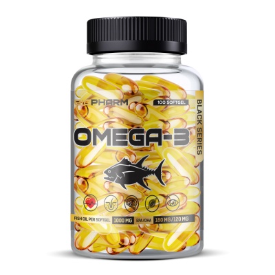 Антиоксидант Biopharm Omega-3 Black Series 200 капсул