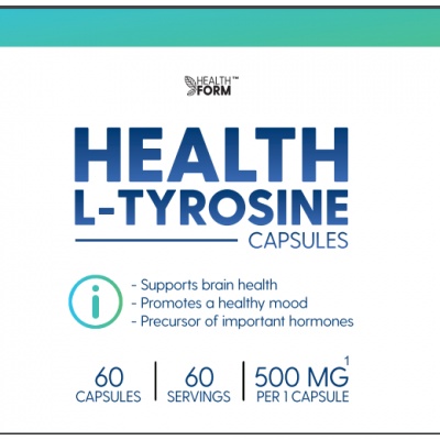 Аминокислота Health Form L-Tyrosine 500 мг 60 капсул