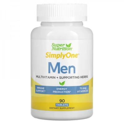 Витамины Super Nutrition Simply One Men 90 таблеток
