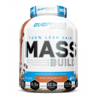 Гейнер Everbuild Nutrition 100% MASS BUILD Gainer 2270 гр
