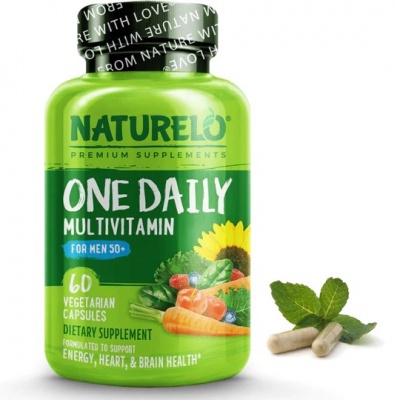 Витамины Naturelo One Daily Multivitamin For Men 50+  60 капсул