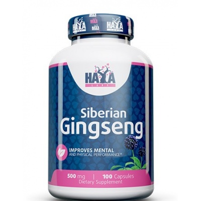Антиоксидант Haya Labs Siberian Ginseng 500 мг 100 капсул