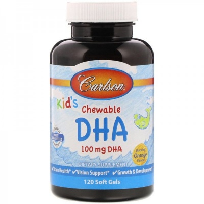 Антиоксидант Carlson DHA 100 мг 120 капсул