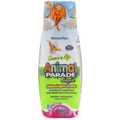 Витамины Natures Plus Kids Multi liquid Animal Parade 237 мл