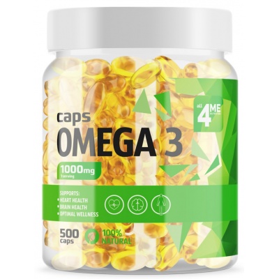 Антиоксидант 4Me Nutrition Omega 3 1000 мг 500 капсул