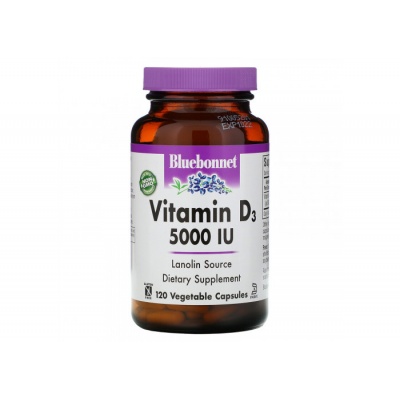 Витамины Bluebonnet Vitamin D3 5000 IU 100 капсул