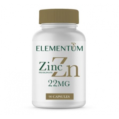 Витамины Elementum Zinc Picolinate 22 мг 90 капсул