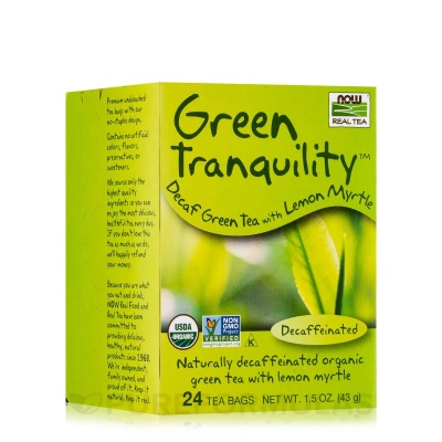 Витамины NOW Green Tranquility Tea 24 пакетика