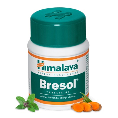 Специальный препарат Himalaya Bresol 60 таблеток
