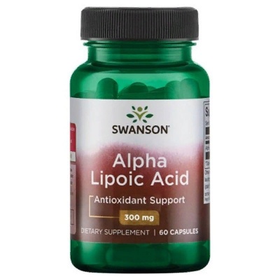 Антиоксидант Swanson Alpha Lipoic Acid 300 мг 60 капсул