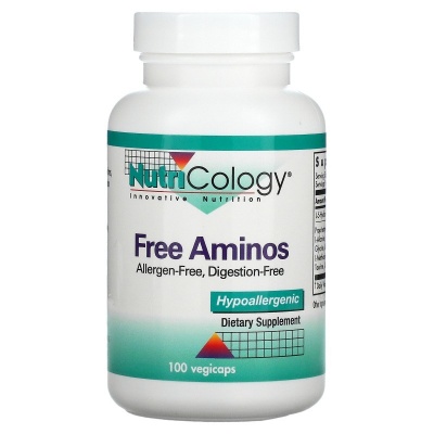 Аминокислота NutriCology Free Aminos 100 капсул