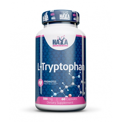 Аминокислота Haya Labs L-Tryptophan 500 мг 60 капсул