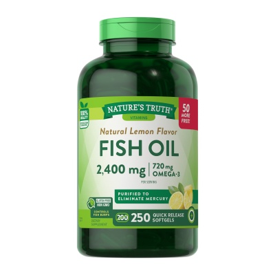 Антиоксидант Nature's Truth Fish Oil 2400 мг 250 капсул