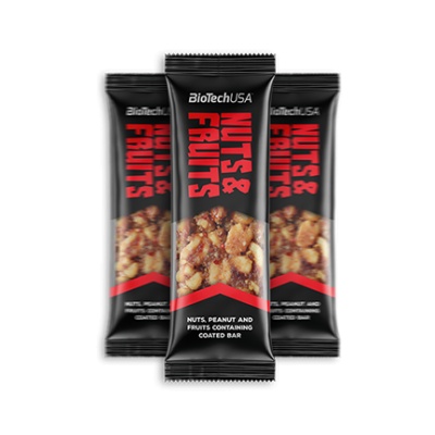 Батончик BioTech Nuts and Fruits Bar 40 гр