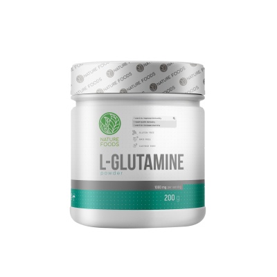 Глютамин Nature Foods Glutamine 200 гр