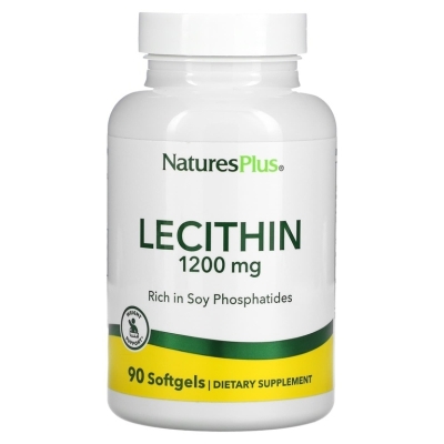 Витамины Natures Plus Lecithin 1200 мг 90 капсул