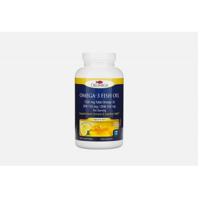 Антиоксидант Oslomega Omega-3 Fish oil 180 капсул