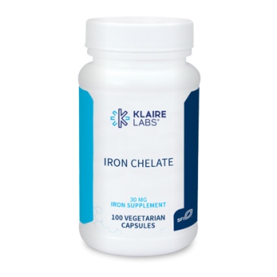 Витамины Klaire Labs Iron Chelate 30 мг 100 капсул