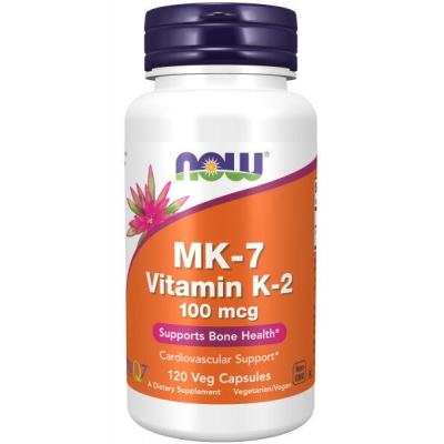 Витамины NOW MK-7 Vitamin K-2 100 мкг 120 капсул