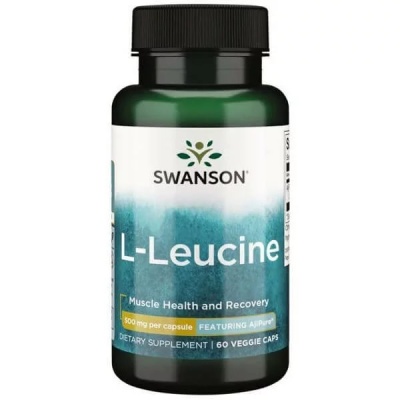 Аминокислота Swanson L-Leucine 500 мг 60 капсул