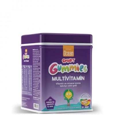 Витамины Orzax Ocean Smart Gummies Multivitamin 64 таблетки