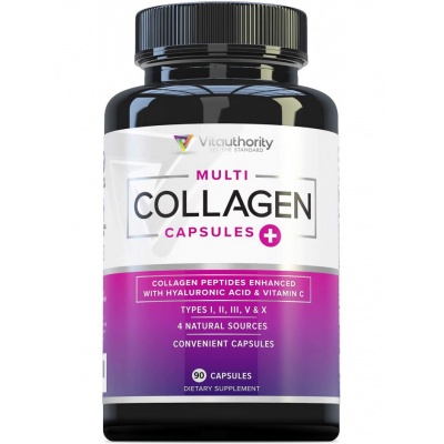 Коллаген Vitauthority Collagen Multi capsules 90 капсул