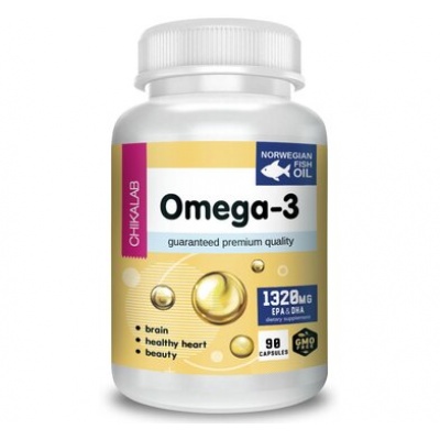 Антиоксидант CHIKALAB Omega-3 90 капсул