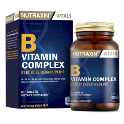 Витамины Nutraxin Vitamin B Complex 60 таблеток