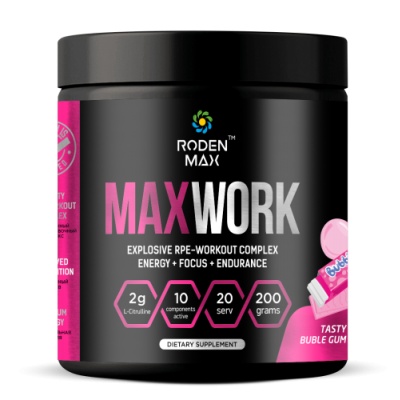 Предтренировочный комплекс Roden Max MaxWork  200 гр