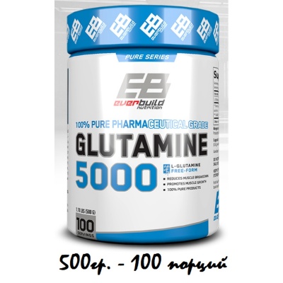 Глютамин EverBuild Nutrition Glutamine 5000 500 гр