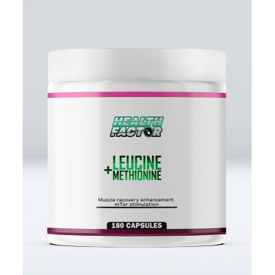 Аминокислоты Health Factor Leucine + Methionine 180 капсул