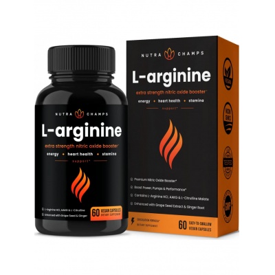 Аминокислота Nutra Champs L-arginine 60 капсул