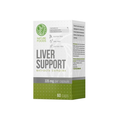 Специальный препарат Nature Foods Liver support 60 капсул