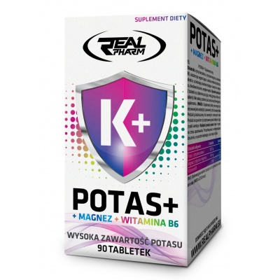 Витамины Real Pharm Potas + Magnez + B6 90 таблеток