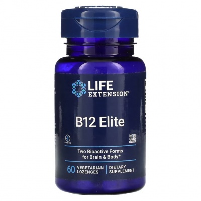 Витамины Life Extension Витамин B-12 Elite 60 капсул