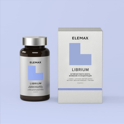 Витамины Elemax Librium 60 капсул