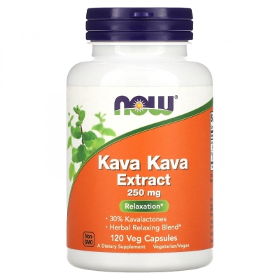Специальный препарат NOW Kava Kava Extract 250 мг 60 капсул