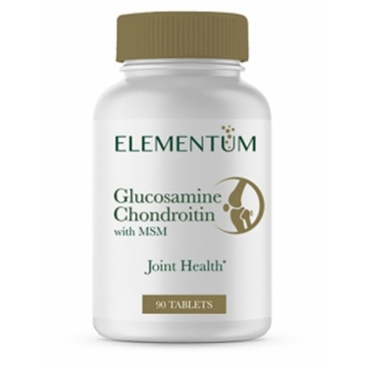 Хондропротектор Elementum Glucosamine Chondroitin With MSM 90 таблеток