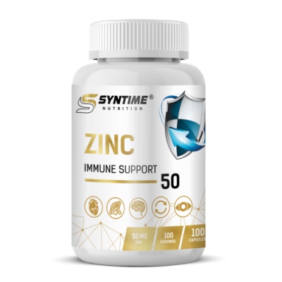 Витамины Syntime Nutrition Zinc 100 капсул