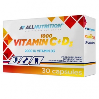 Витамины All Nutrition Vitamin C 1000+D3 30 капсул