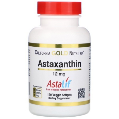 Антиоксидант California Gold Nutrition Astaxantin 12 мг 120 капсул