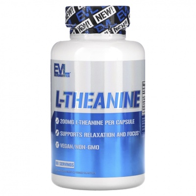 Аминокислота Evlution Nutrition L-Theanine 200 мг 60 капсул