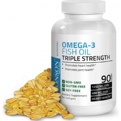 Антиоксидант Bronson Omega 2500 мг 60 капсул