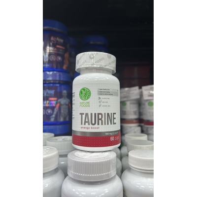 Аминокислота Nature Foods Taurine 1000 мг 60 капсул