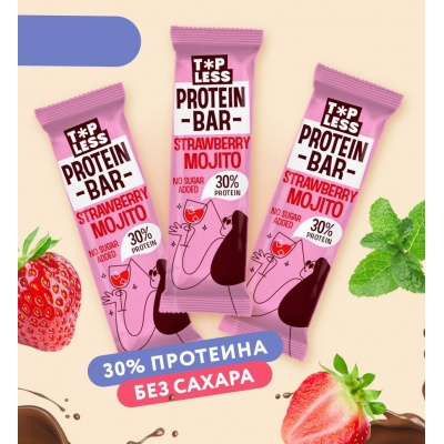 Батончик глазированный TOPLESS 40 гр