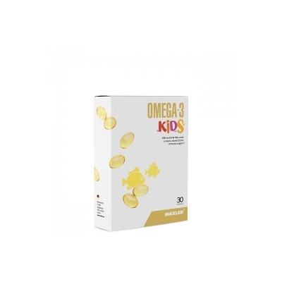 Антиоксидант Maxler Omega-3 Kids box 30 капсул