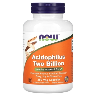 Пребиотик NOW Acidophilus 2 billion 250 капсул