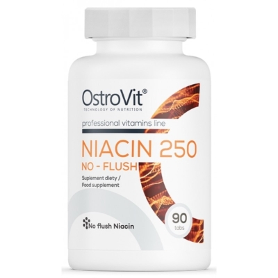 Витамины OstroVit Niacin 250 NO-FLUSH 90 таблеток